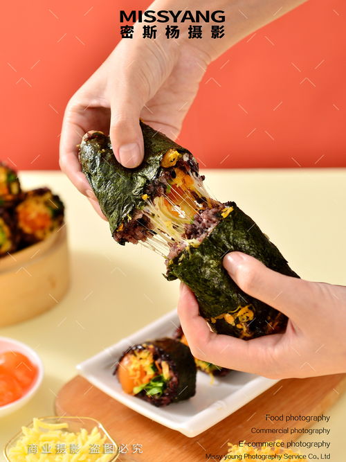 蛋黃肉松芝士飯團 電商美食攝影 速食拍攝 鄭州密斯楊
