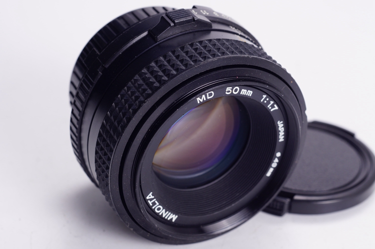 美能達 MINOLTA MD 50/1.7 后期標準鏡頭 X700 XD 等使用可轉接FE